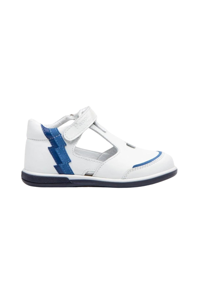 Pappa Çocuk Beyaz Deri Sandalet B0835-01