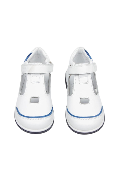Pappa Çocuk Beyaz Deri Sandalet B0835-01