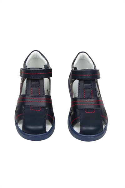 Pappa Çocuk Deri Lacivert Sandalet B0807-02