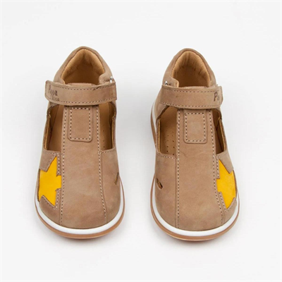 Pappa Çocuk Kum Nubuk Deri Sandalet B0831-04