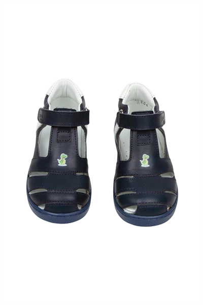 Pappa Çocuk Lacivert Deri Sandalet B0806-02