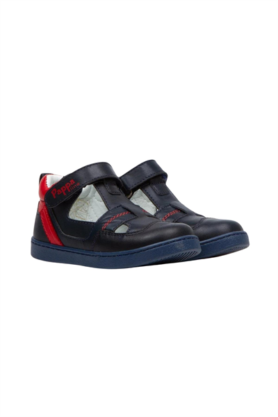 Pappa Çocuk Lacivert Deri Sandalet B0803-02