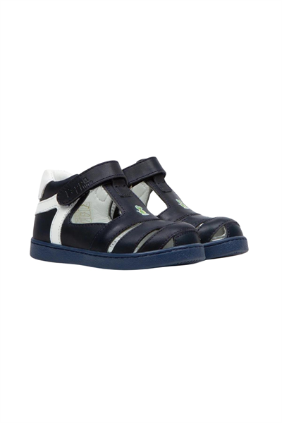 Pappa Çocuk Lacivert Deri Sandalet B0806-02