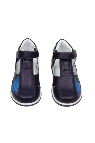 Pappa Çocuk Lacivert Deri Sandalet B0831-03