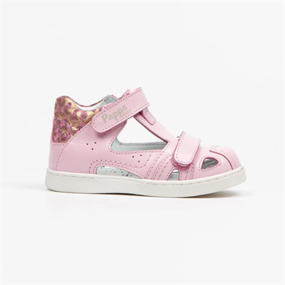 Pappa Kız Çocuk Pembe Deri Sandalet B0804-02
