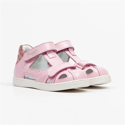 Pappa Kız Çocuk Pembe Deri Sandalet B0804-02