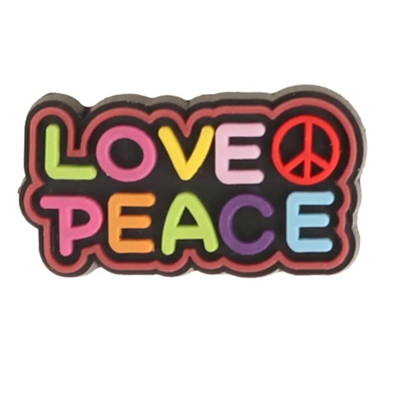 Paqpa 1117 Crocs Terlik Süsü Jibbitz Love Peace