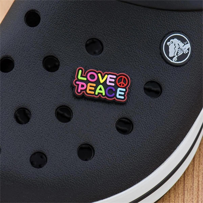 Paqpa 1117 Crocs Terlik Süsü Jibbitz Love Peace