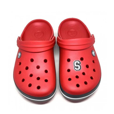 Paqpa Crocs Terlik Süsü Jibbitz Siyah Beyaz Harf S CJ-1137S