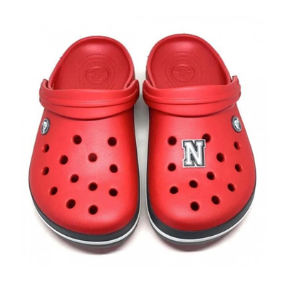 Paqpa Crocs Terlik Süsü Jibbitz Siyah Beyaz Harf N CJ-1137N
