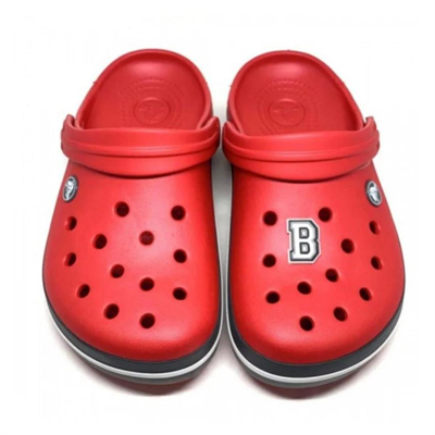 Paqpa Crocs Terlik Süsü Jibbitz Siyah Beyaz Harf B CJ-1137B