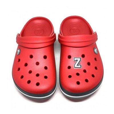 Paqpa Crocs Terlik Süsü Jibbitz Siyah Beyaz Harf Z CJ-1137Z