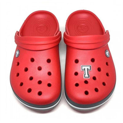 Paqpa Crocs Terlik Süsü Jibbitz Siyah Beyaz Harf T CJ-1137T