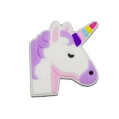 Paqpa Lila Unicorn Desenli Crocs Terlik Süsü Jibbitz CJ-1101