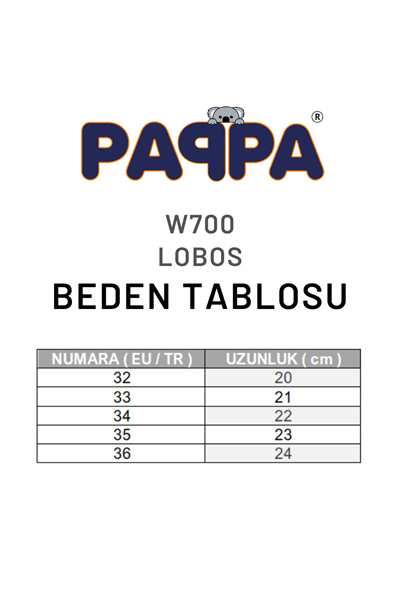 Paqpa Lobos Kız Çocuk Desenli Bot Siyah Pembe W700-01
