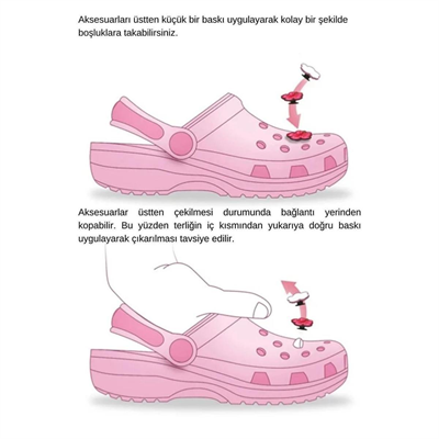 Paqpa Superman Desenli Crocs Terlik Süsü Jibbitz CJ-1018