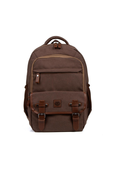 qp Maderia Unisex Mokka Laptop Bölmeli Sırt Çantası QP1003-01