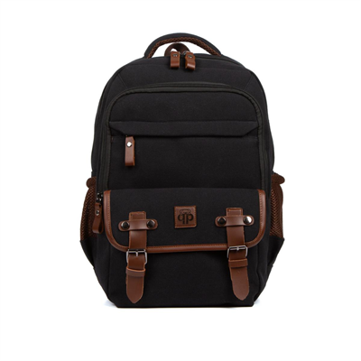 qp Maderia Unisex Siyah Laptop Bölmeli Sırt Çantası QP1003-00