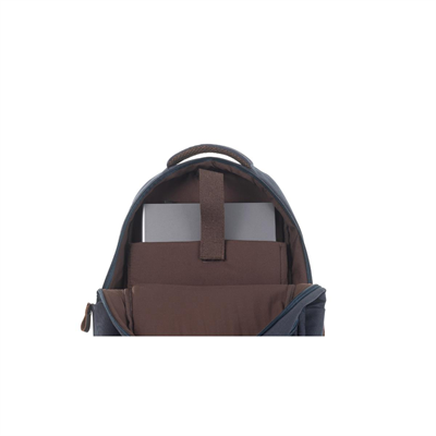 qp Madre Unisex Gabardin Kumaş Laptop Bölmeli Lacivert Sırt Çantası GBR1001-03