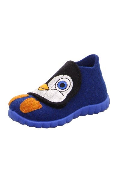 Superfit Bebek Keçe Panduf Lacivert Penguen 00295-82