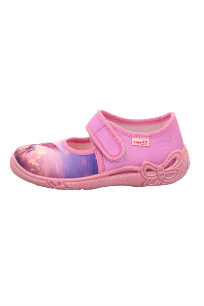 Superfit Belinda Kız Çocuk Ev Kreş Ayakkabısı - Lila Unicorn 800288-8540
