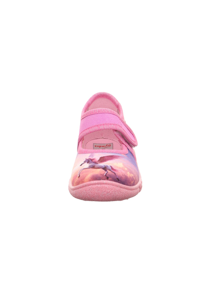 Superfit Belinda Kız Çocuk Ev Kreş Ayakkabısı - Lila Unicorn 800288-8540