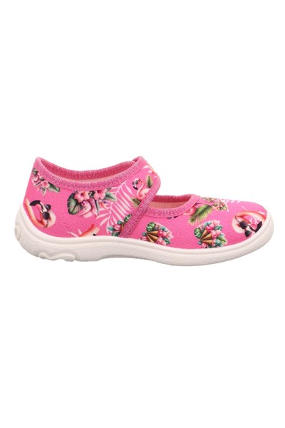 Superfit Belinda Kız Çocuk Ev Kreş Ayakkabısı Flamingo - Pembe 800288-5570