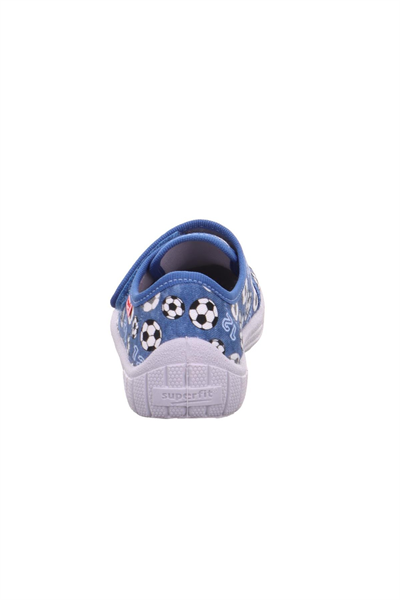 Superfit Bill Çocuk Ev Kreş Ayakkabısı Mavi Futbol 000279-8400