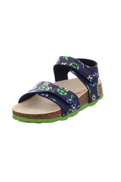 Superfit Bios Çocuk Mantar Taban Lacivert Sandalet  000122-8000
