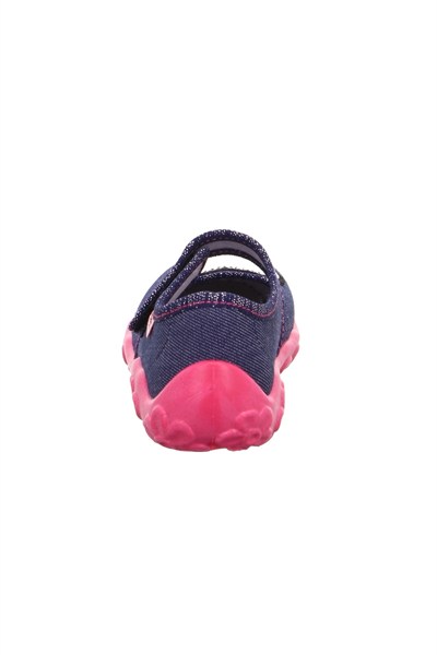 Superfit Bonny Kız Çocuk Ev Kreş Ayakkabısı Kalp - Lacivert 000280-8000