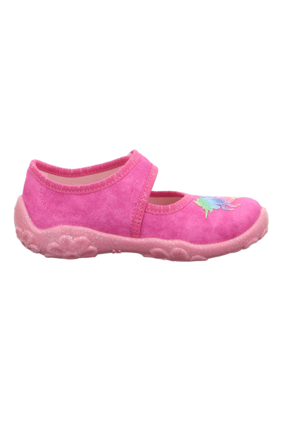 Superfit Bonny Kız Çocuk Ev Kreş Ayakkabısı - Pembe Unicorn 000281-5500