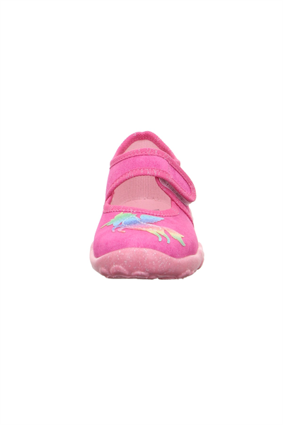 Superfit Bonny Kız Çocuk Ev Kreş Ayakkabısı - Pembe Unicorn 000281-5500