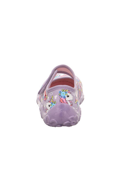 Superfit Bonny Kız Çocuk Lila Ev Kreş Ayakkabısı Unicorn 800283-8530