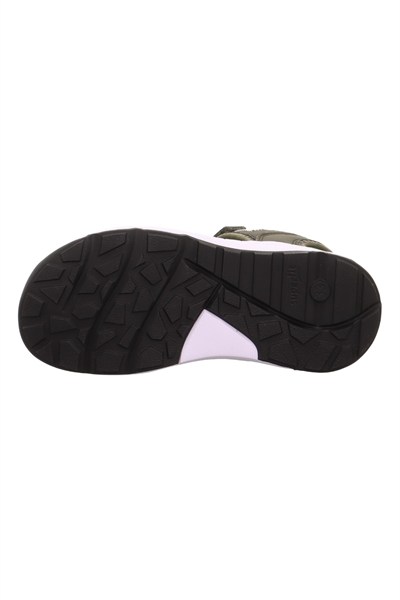 Superfit Criss Cross Çocuk Sandalet Kamuflaj - Haki 000586-7010
