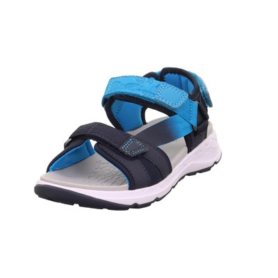 Superfit Criss Cross Çocuk Sandalet - Lacivert Mavi 000580-8040