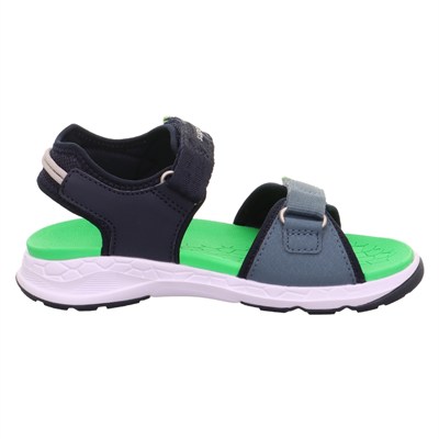 Superfit Criss Cross Çocuk Sandalet - Lacivert Yeşil 000588-8000