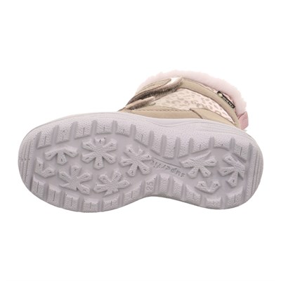 Superfit Crystal Kız Çocuk Su Geçirmez İçi Kürklü Gore-Tex Bot - Bej Leopar 009091-4020