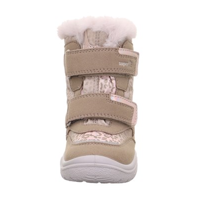 Superfit Crystal Kız Çocuk Su Geçirmez İçi Kürklü Gore-Tex Bot - Bej Leopar 009091-4020