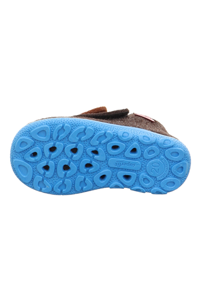 Superfit Happy Octi Çocuk Keçe Panduf - Kahve Köpek 006295-3010