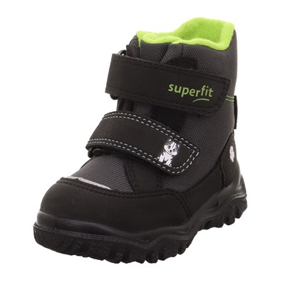 Superfit Husky Çocuk Su Geçirmez Sympa-Tex Bot - Siyah Yeşil 006047-0020