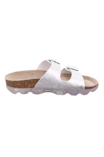 Superfit Jellies Kız Çocuk Soft Mantar Tabanlı Gümüş Terlik 009119-9500
