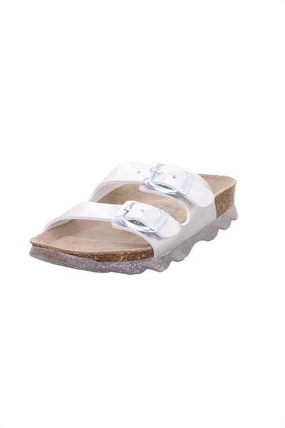 Superfit Jellies Kız Çocuk Soft Mantar Tabanlı Gümüş Terlik 009119-9500