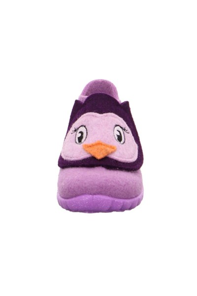 Superfit Kız Bebek Keçe Panduf Lila Baykuş 00295-90