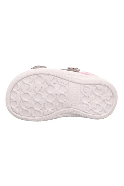 Superfit Polly Kız Bebek İlk Adım Sandalet - Gri 600098-2500