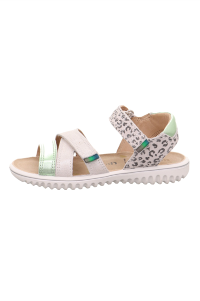 Superfit Sparkle Kız Çocuk Sandalet - Bej Yeşil 009014-1010