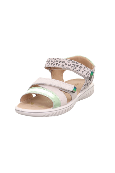 Superfit Sparkle Kız Çocuk Sandalet - Bej Yeşil 009014-1010