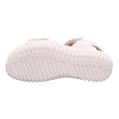 Superfit Sparkle Kız Çocuk Sandalet Çiçekli - Açık Krem 009019-1000
