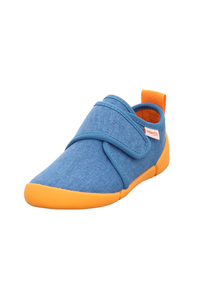 Superfit Venti Çocuk Ev Kreş Ayakkabısı - Mavi Turuncu 006700-8020