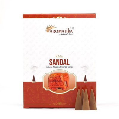 Sandal Ağacı Konik Tütsü 10'lu
