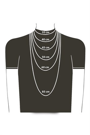 3'lü Dikdörtgen Sallantılı Üçgen Geometrik Erkek Kadın Kolye Seti Gümüş Kaplama - 60 cm Zincir